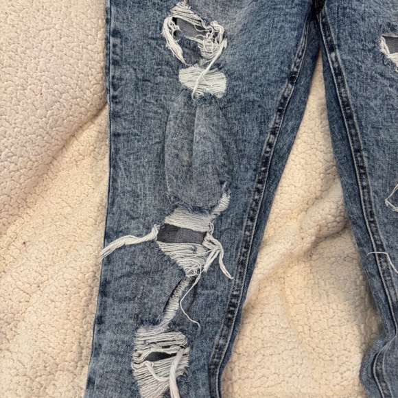 Fashion Nova Distressed acid wash jeans - Picture 3 of 5